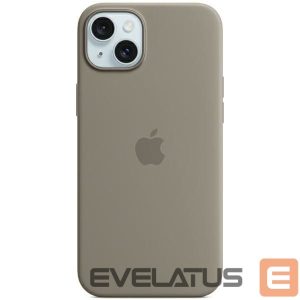 Back panel cover Apple  Etui Apple MT0Q3ZM/A iPhone 15 / 14 / 13 6.1" MagSafe popielaty brąz/clay Silicone Case