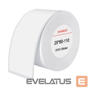 Label printer NIIMBOT  Thermal labels Niimbot stickers 25x60 mm, 110 pcs (White) 