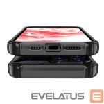 Back panel cover Hurtel  Hybrid Armor iPhone 16 Pro Case - Black 