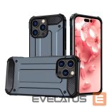 Back panel cover Hurtel  Hybrid Armor iPhone 16 Pro Max Case - Blue 