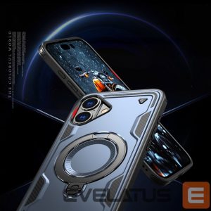 Back panel cover Hurtel  Hybrid Armor Trendy Case with MagSafe for iPhone 16 - Blue 