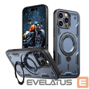 Back panel cover Hurtel  Hybrid Armor Trendy Case with MagSafe for iPhone 16 Pro - Blue 