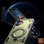 Back panel cover Hurtel  Hybrid Armor Trendy Case with MagSafe for iPhone 16 - Green 