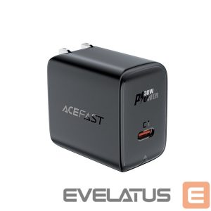 Adapter Acefast  Acefast A23 30W GaN USB-C US Wall Charger - Black 