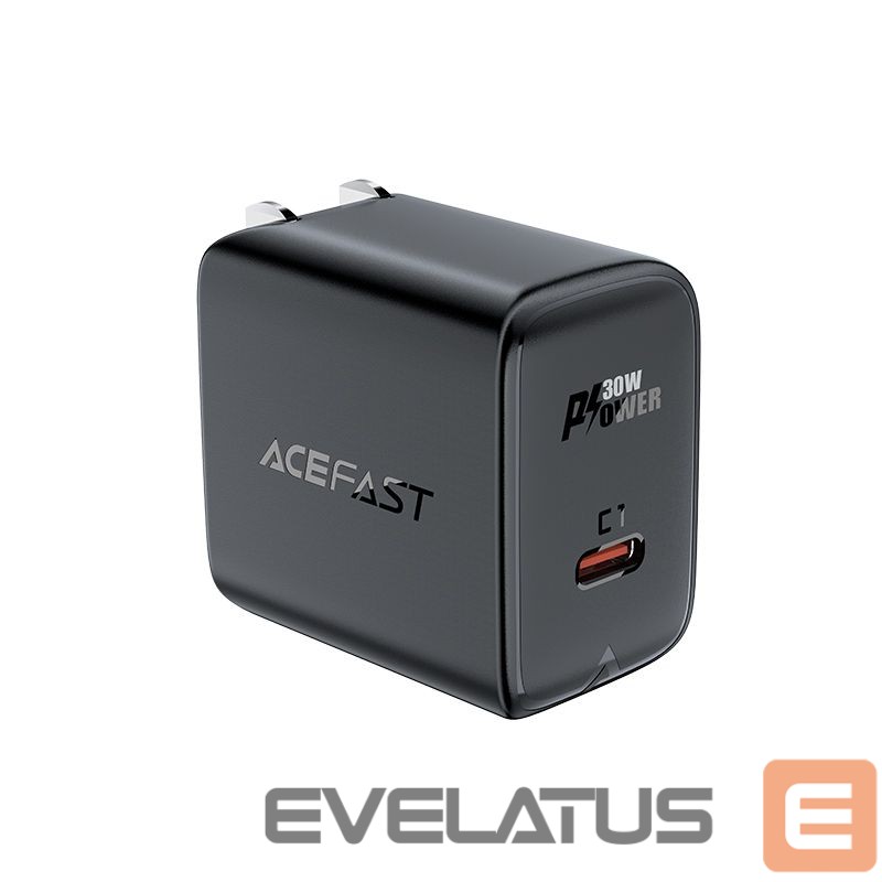 Adapter Acefast Acefast A23 30W GaN USB-C US Wall Charger - Black
