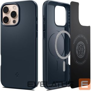 Back panel cover Spigen  Spigen Thin Fit MagSafe Case for iPhone 16 Pro - Dark Gray 