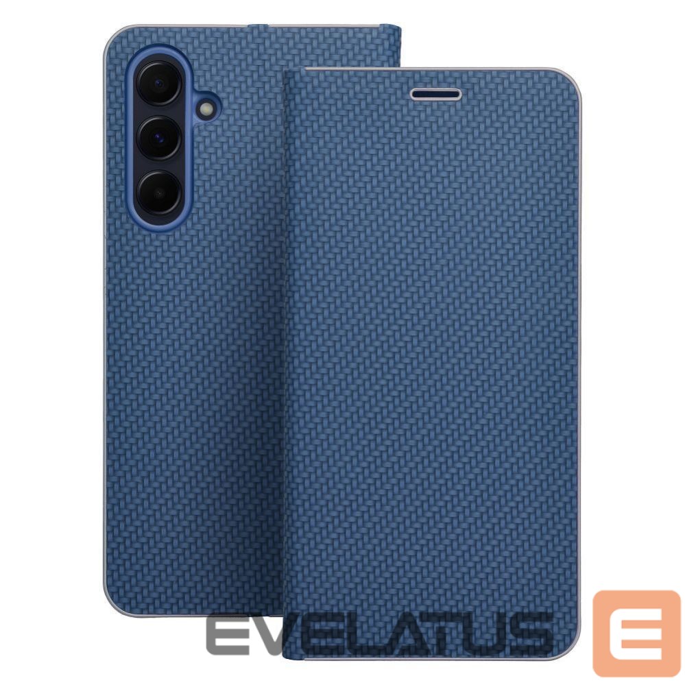 Book case OEM Flip case for Samsung A54 5G Luna Book Carbon blue