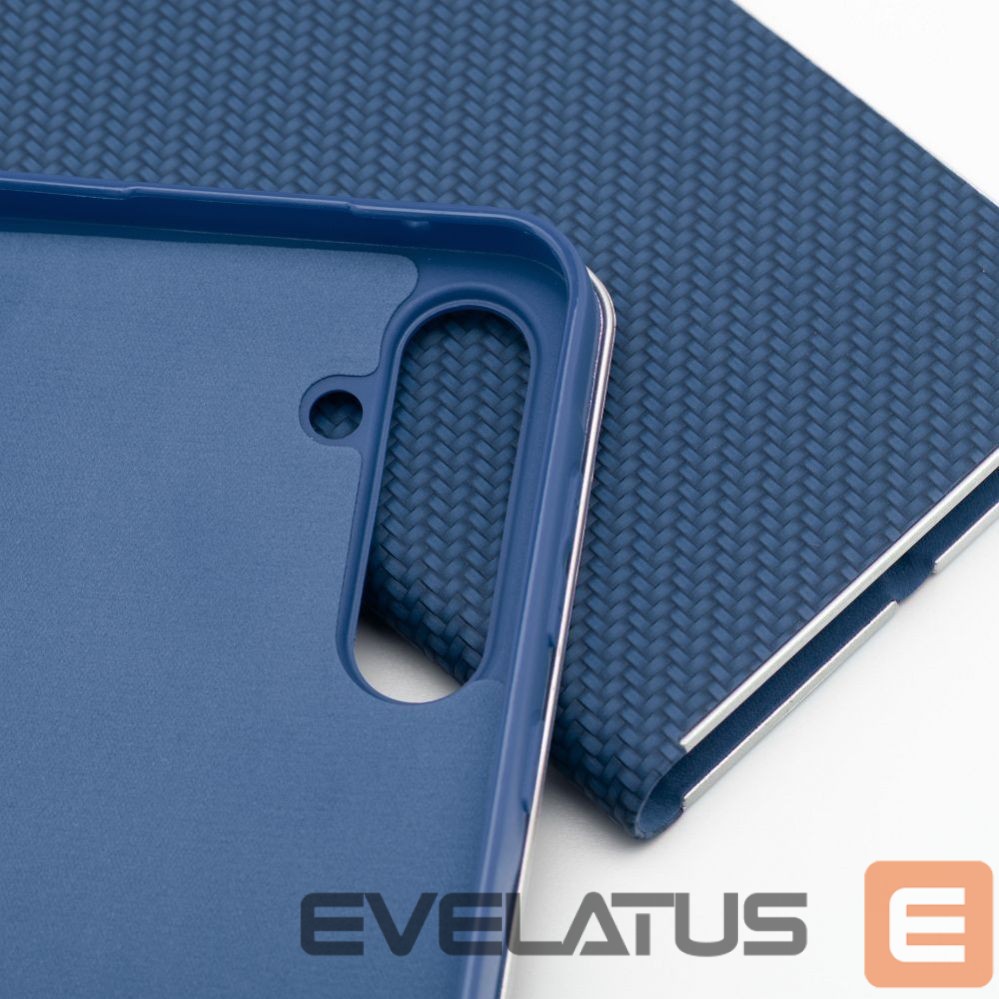 Book case OEM Flip case for Samsung A54 5G Luna Book Carbon blue