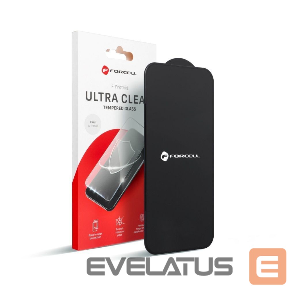 Protective glass Forcell - Tempered glass to Xiaomi Redmi 14C Forcell Ultra Clear Glass black
