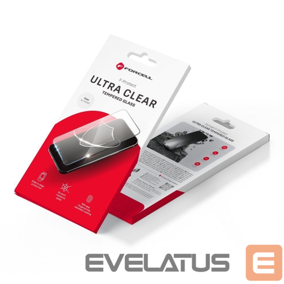 Protective glass Forcell - Tempered glass to Xiaomi Redmi 14C Forcell Ultra Clear Glass black