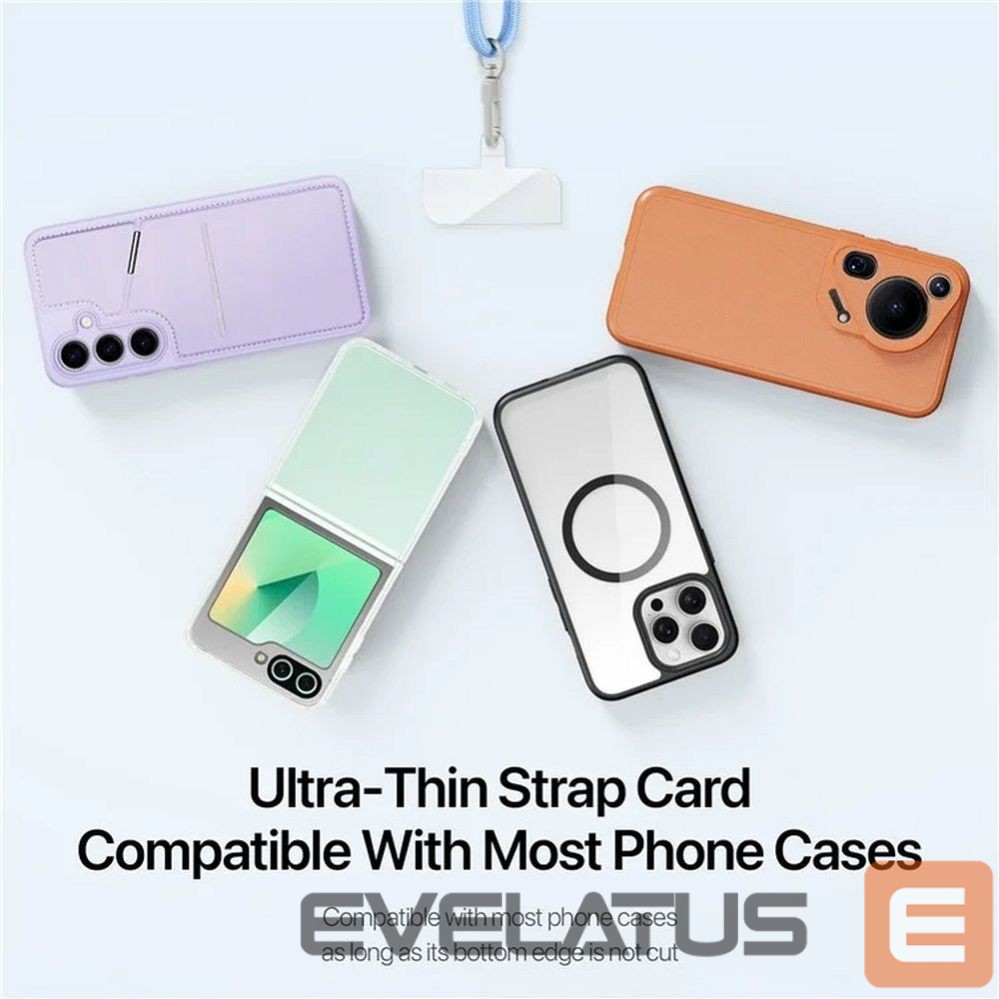 Ring Holder Dux Ducis Universal DUX DUCIS Plaz - cross-body phone strap - light blue Light Blue