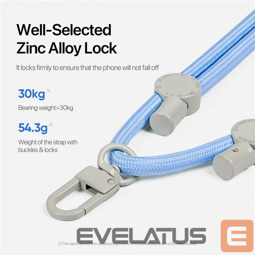 Ring Holder Dux Ducis Universal DUX DUCIS Plaz - cross-body phone strap - light blue Light Blue