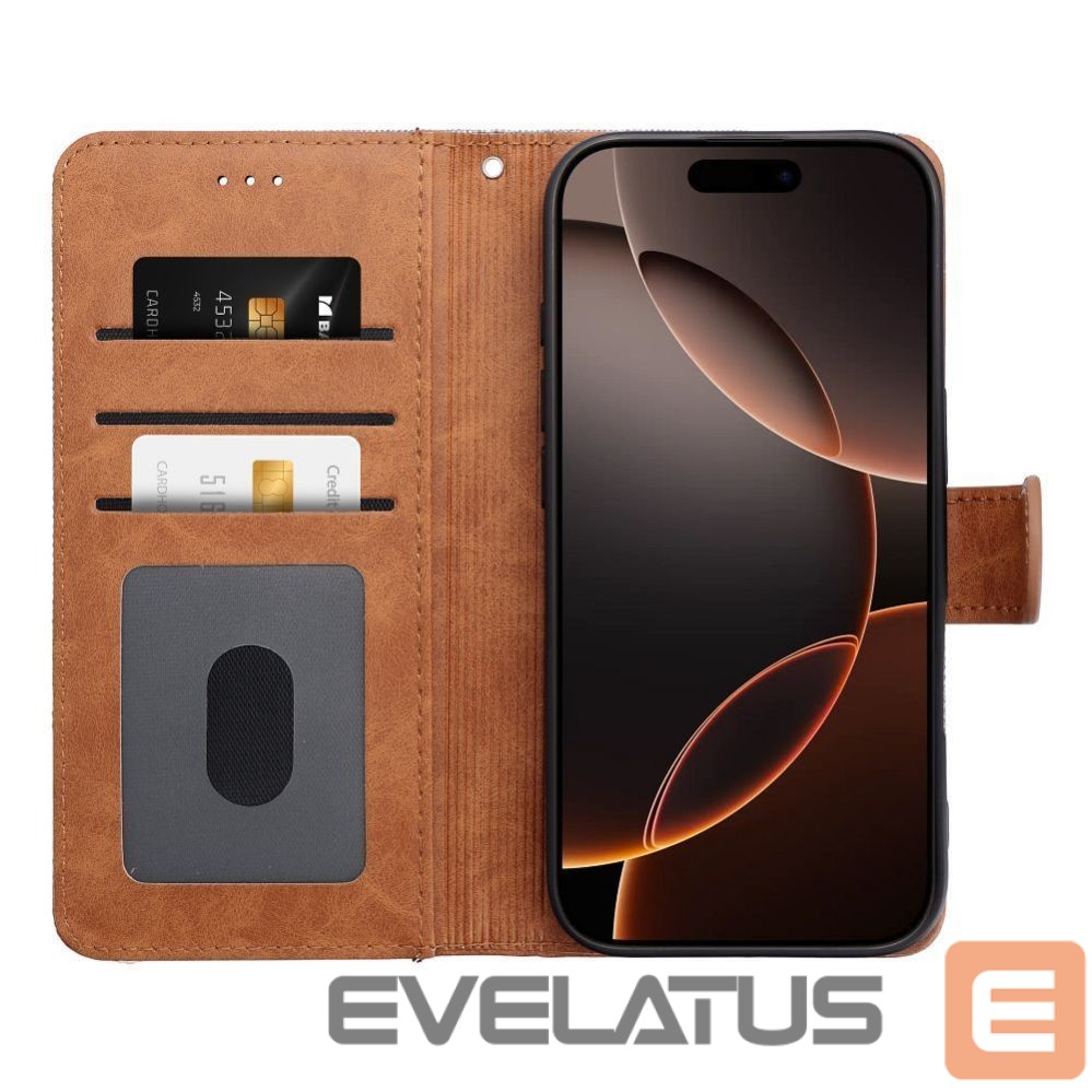 Book case OEM - Flip case for iPhone 16 PRO MAX Jeans Book blue