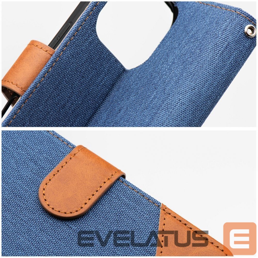 Book case OEM - Flip case for iPhone 16 PRO MAX Jeans Book blue