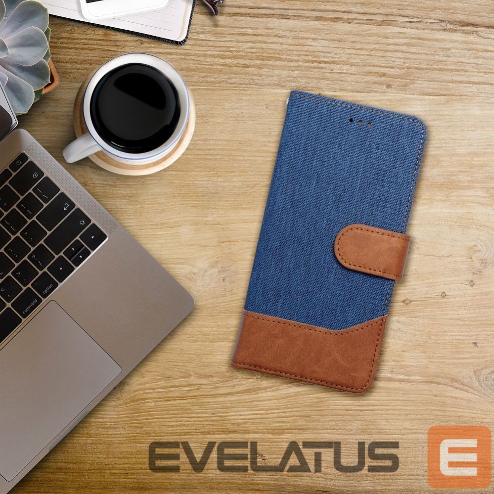 Book case OEM - Flip case for iPhone 16 PRO MAX Jeans Book blue