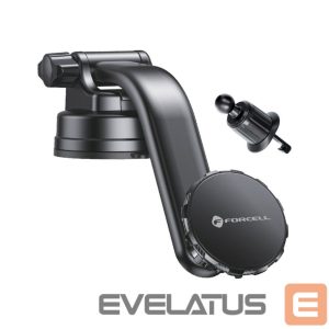 Stylus Forcell  Magnetic car phone holder Forcell F-Grip MagLuxe windshield / dashboard / air vent black 