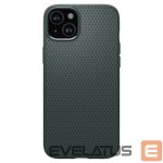 Back panel cover Spigen  SPIGEN case LIQUID AIR for IPHONE 15 abyss green 