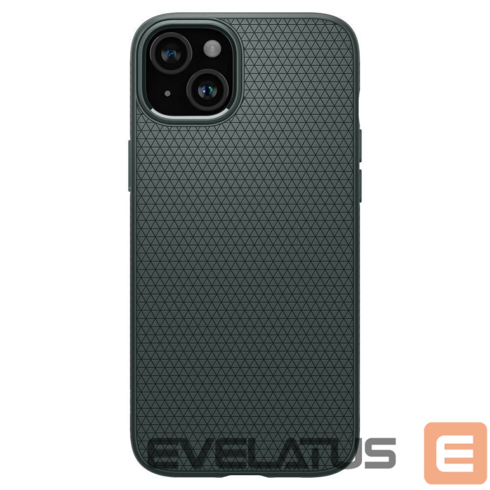 Back panel cover Spigen SPIGEN case LIQUID AIR for IPHONE 15 abyss green