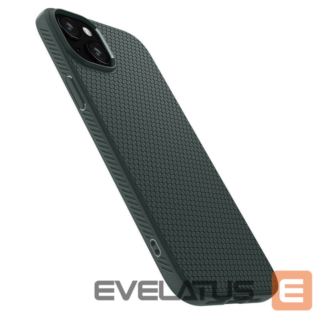 Back panel cover Spigen SPIGEN case LIQUID AIR for IPHONE 15 abyss green