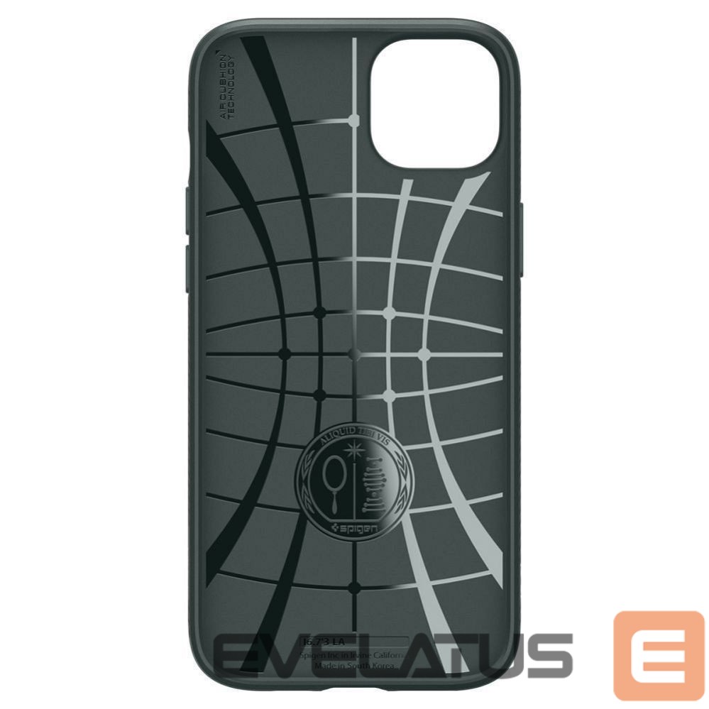 Back panel cover Spigen SPIGEN case LIQUID AIR for IPHONE 15 abyss green