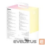 Power bank Baseus  Baseus Popsicle 5200mAh 20W Powerbank with Built-in Lightning Cable (+ White Baseus Simple USB-C - USB-C 60W/20V/3A/30cm Cable) - Yellow-Pink 