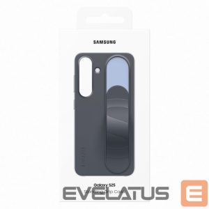Back panel cover Samsung  Samsung Standing Grip Case EF-GS931CBEGWW Silicone Case with Holder / Stand for Samsung Galaxy S25 - Black 