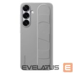 Back panel cover Samsung  Samsung Standing Grip Case EF-GS931CJEGWW Silicone Case with Holder / Stand for Samsung Galaxy S25 - Gray 