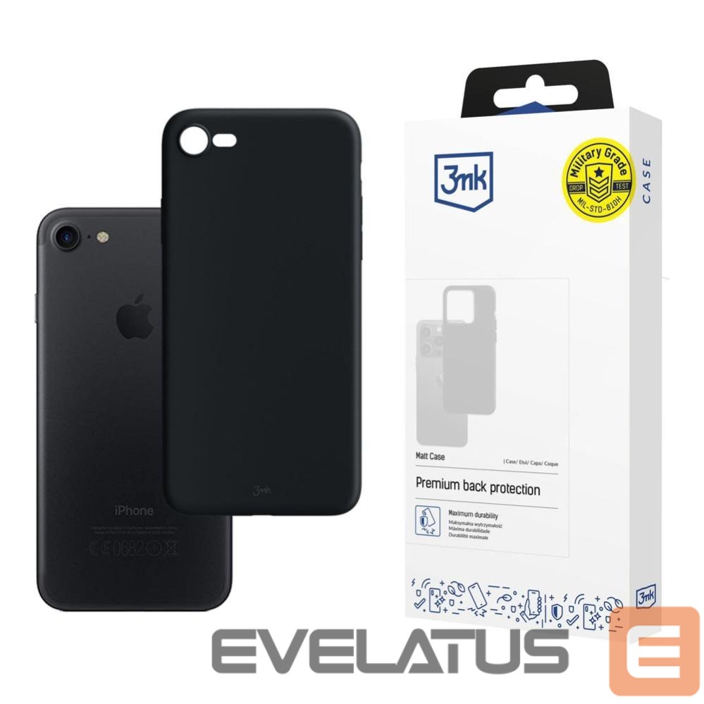 Back panel cover 3MK Black