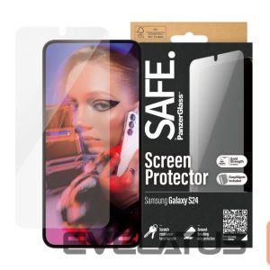 Back panel cover PanzerGlass  SAFE by  Screen Protector Samsung Galaxy S24 | Ultra-Wide Fit w EasyAligner | 