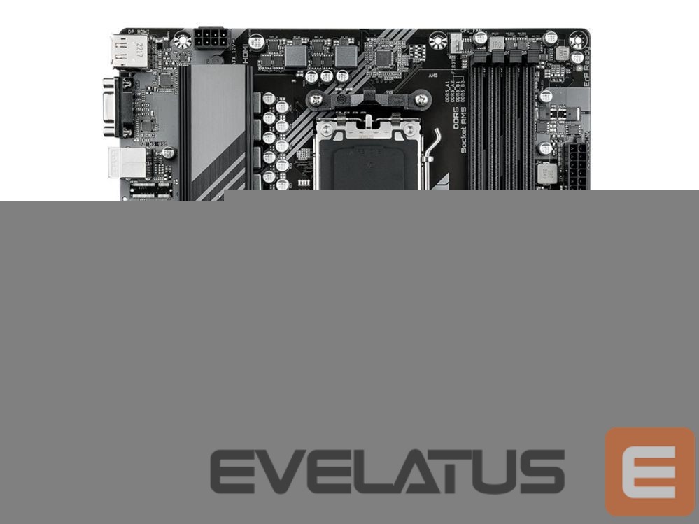 Motherboard for Intel processors Gigabyte A620M DS3H | Processor family AMD | Processor socket AM5 | DDR5 | Supported hard disk drive interfaces M.2, SATA | Number of SATA connectors 4