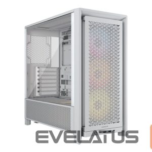 Computer case Corsair  PC Case | Frame 4000D RS ARGB Modular | White | Mid-Tower | Power supply included No 