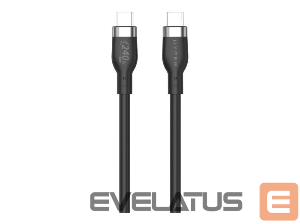 Cable HYPER | 1M Silicone 240W USB-C Charging Cable | USB-C to USB-C