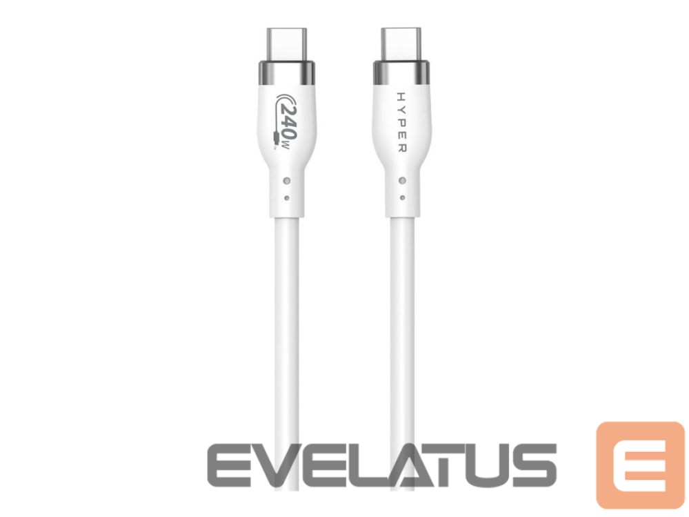 Cable HYPER | 1M Silicone 240W USB-C Charging Cable | USB-C to USB-C