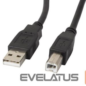 Cable Lanberg  USB Type-A to USB Type-B 2.0 Cable, 1.8 m | CA-USBA-11CC-0018-BK | USB Type-A to USB Type-B 