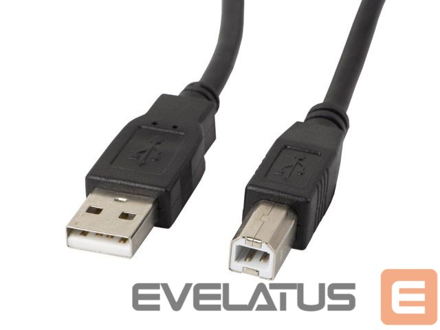 Cable Lanberg USB Type-A to USB Type-B 2.0 Cable, 1.8 m | CA-USBA-11CC-0018-BK | USB Type-A to USB Type-B