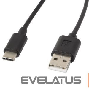 Cable Lanberg  USB Type-A to USB Type-C 2.0 Cable, 1.8 m | CA-USBO-10CC-0018-BK | USB Type-A to USB Type-C 