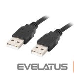 Cable Lanberg  Cable USB-A 2.0 | CA-USBA-20CU-0018-BK | USB Type-A to USB Type-A 