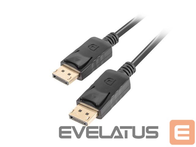 Cable Lanberg DisplayPort Cable 19 Pin V1.2 4K | CA-DPDP-10CC-0005-BK | DisplayPort to DisplayPort