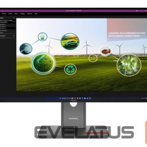 Monitor Lenovo  ThinkVision | P27Q-40 | 27 " | IPS | 16:9 | 120 Hz | 4 ms | 350 cd/m² | HDMI ports quantity 1 | Eclipse black | Warranty 36 month(s) 