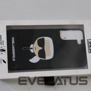 Back panel cover Karl Lagerfeld  SALE OUT.  KLHCS22MSLKHBK S22+ S906 black hardcase Silicone Karl`s Head DIRTY PACKAGING |  DIRTY PACKAGING 