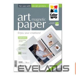 Office supplies ColorWay  ART Glossy Magnetic Photo Paper A4 690 g/m²