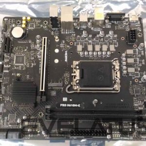 Motherboard for Intel processors MSI  SALE OUT.  PRO H610M-E |  PRO H610M-E | Processor family Intel | Processor socket  LGA1700 | Supported hard disk drive interfaces SATA, M.2 | Number of SATA connectors 4 | USED, REFURBISHED, WITHOUT ORIGINAL PACKAGING AND ACCESSORIES, ONLY BACKPANEL INCLUDED 