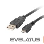 Cable Lanberg  USB Micro (M) to USB-A (M) 2.0 Cable | CA-USBM-10CC-0018-BK 