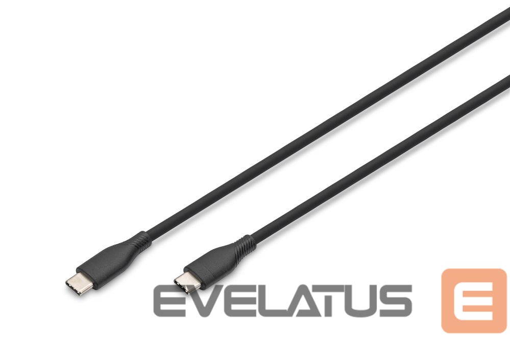 Cable Digitus Silicone connection cable, 0.5 m | AK-300341-005-S | USB-C to USB-C
