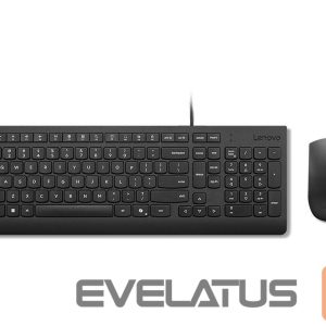 Computer keyboard Lenovo  Essential Wired Keyboard and Mouse Combo AI Estonian | 