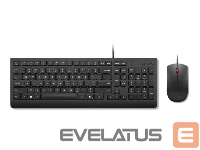 Computer keyboard Lenovo Essential Wired Keyboard and Mouse Combo AI Estonian |