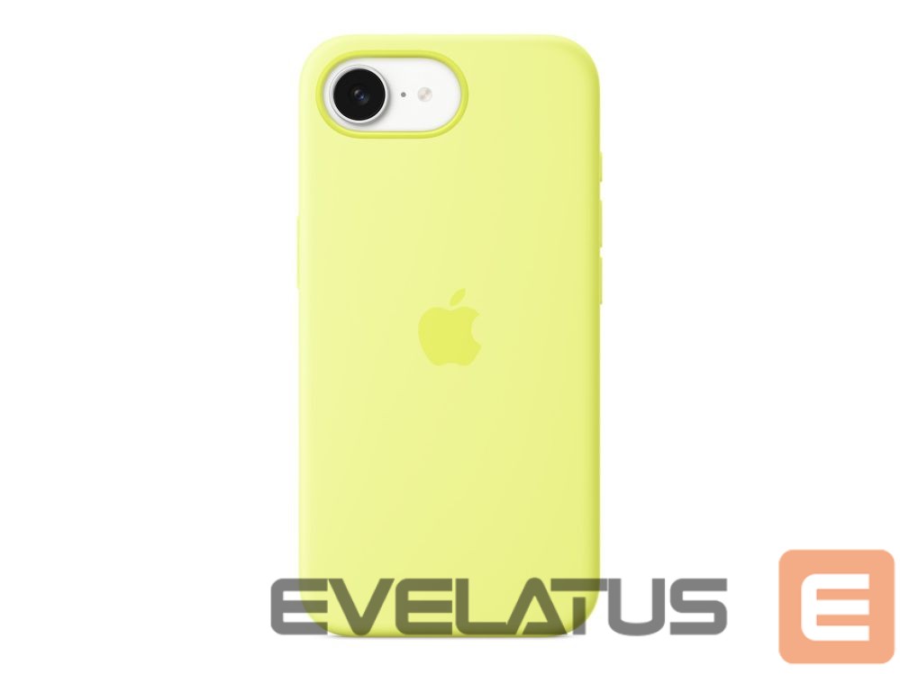 Back panel cover Apple iPhone 16e Silicone Case – Neon Yellow |