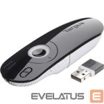 Office supplies Targus  | Laser Presentation Remote | Black, Grey | Plastic | * Clear & intuitive layout enables users to open and operate a presentation with ease. Laser pointer makes it easy to highlight presentation content while the back-lit buttons make it easy to present in rooms with low-lighting.* Designed to feel natural and comfortable in your hand while presenting* Patent pending technology locks non-essential buttons to eliminate accidental button presses* 2.4 GHz wireless technology operates up to 15 metres away for added flexibility; USB receiver stores inside presenter* USB port required; True plug-and-play device, no drivers required; PC/Mac and netbook compatible | Weight 57 g 