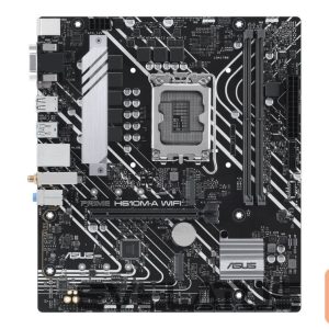 Motherboard for Intel processors Asus  PRIME H610M-A WIFI | Processor family Intel H610 | Processor socket 1 x LGA1700 Socket | 2 DIMM slots - DDR5, non-ECC, unbuffered | Supported hard disk drive interfaces SATA-600, 1 x M.2 | Number of SATA connectors 4 