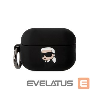 Back panel cover Karl Lagerfeld - Karl Lagerfeld 3D Logo NFT Karl Head Silicone Case for AirPods Pro 2 Black 